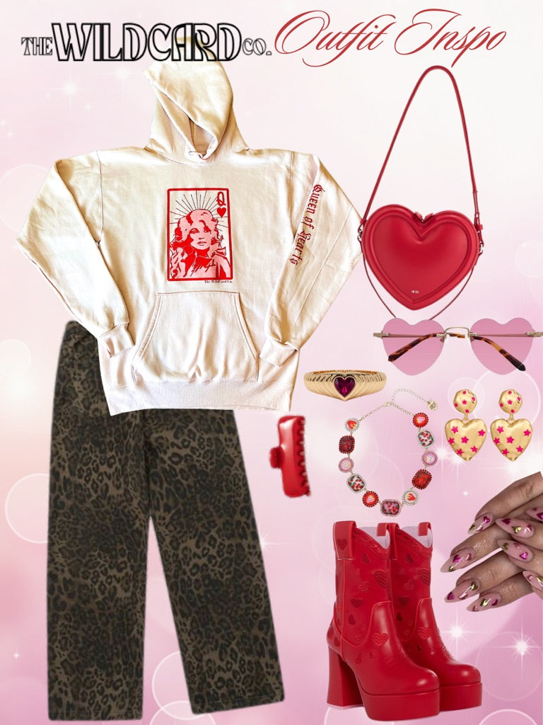 Dolly Queen of Hearts Hoodie