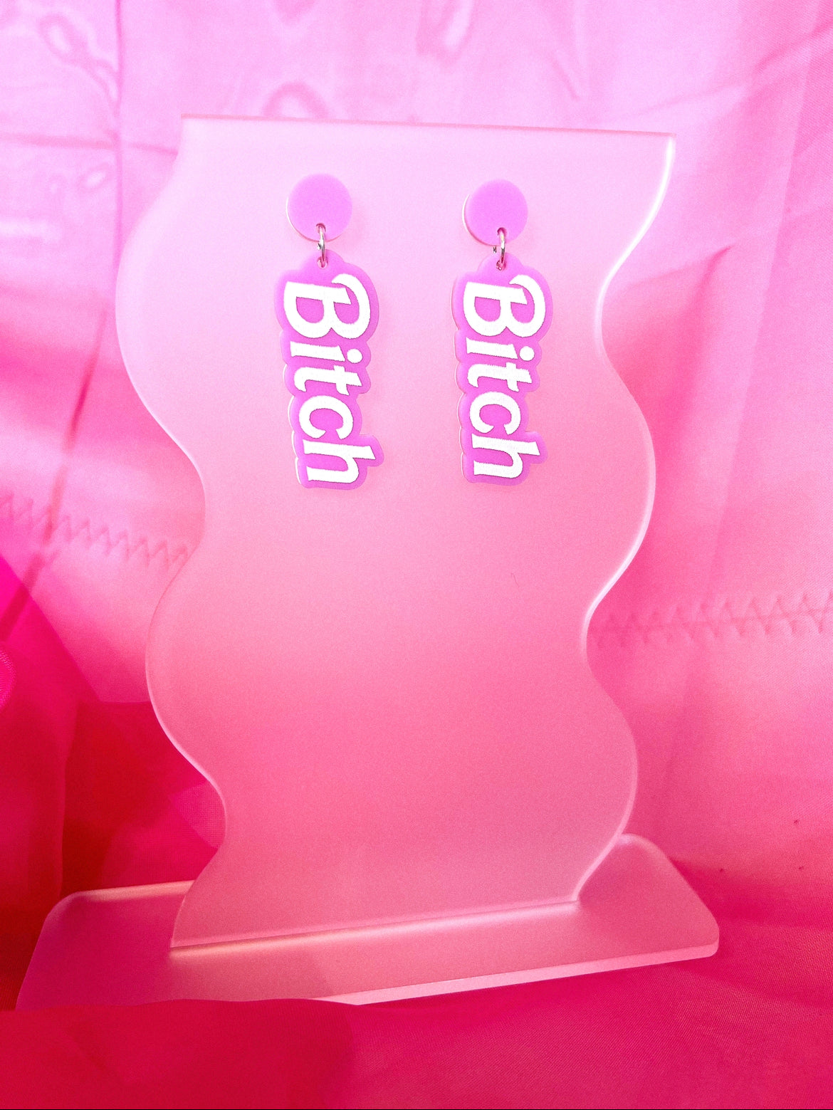 B*tch Barbie earrings