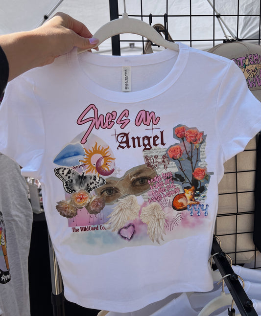 She is an Angel Baby Tee