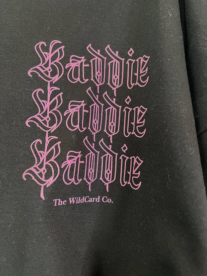 Baddie Cropped Hoodie