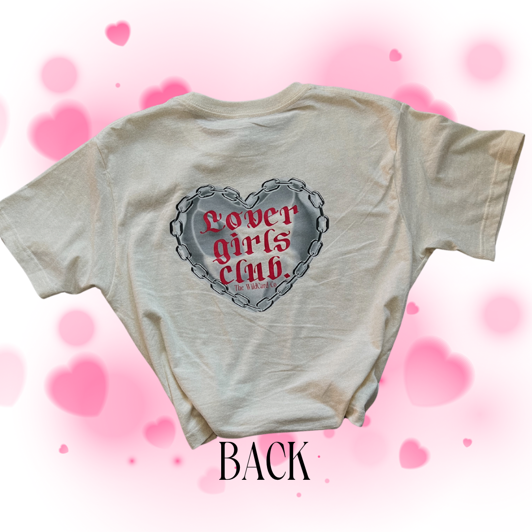 Lover Girls Club cropped tee
