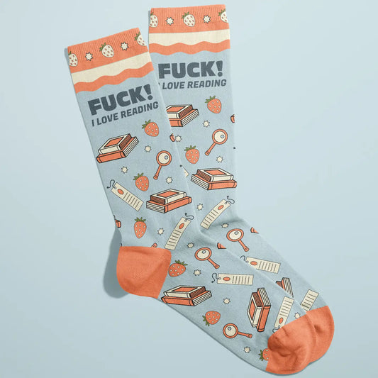Fuck I Love Reading socks